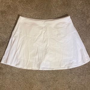 white champion tennis skirt
